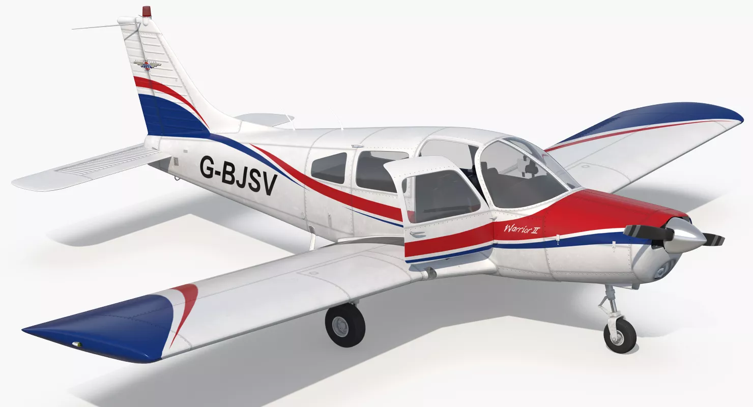 Piper PA28 161 Cherokee 3D model