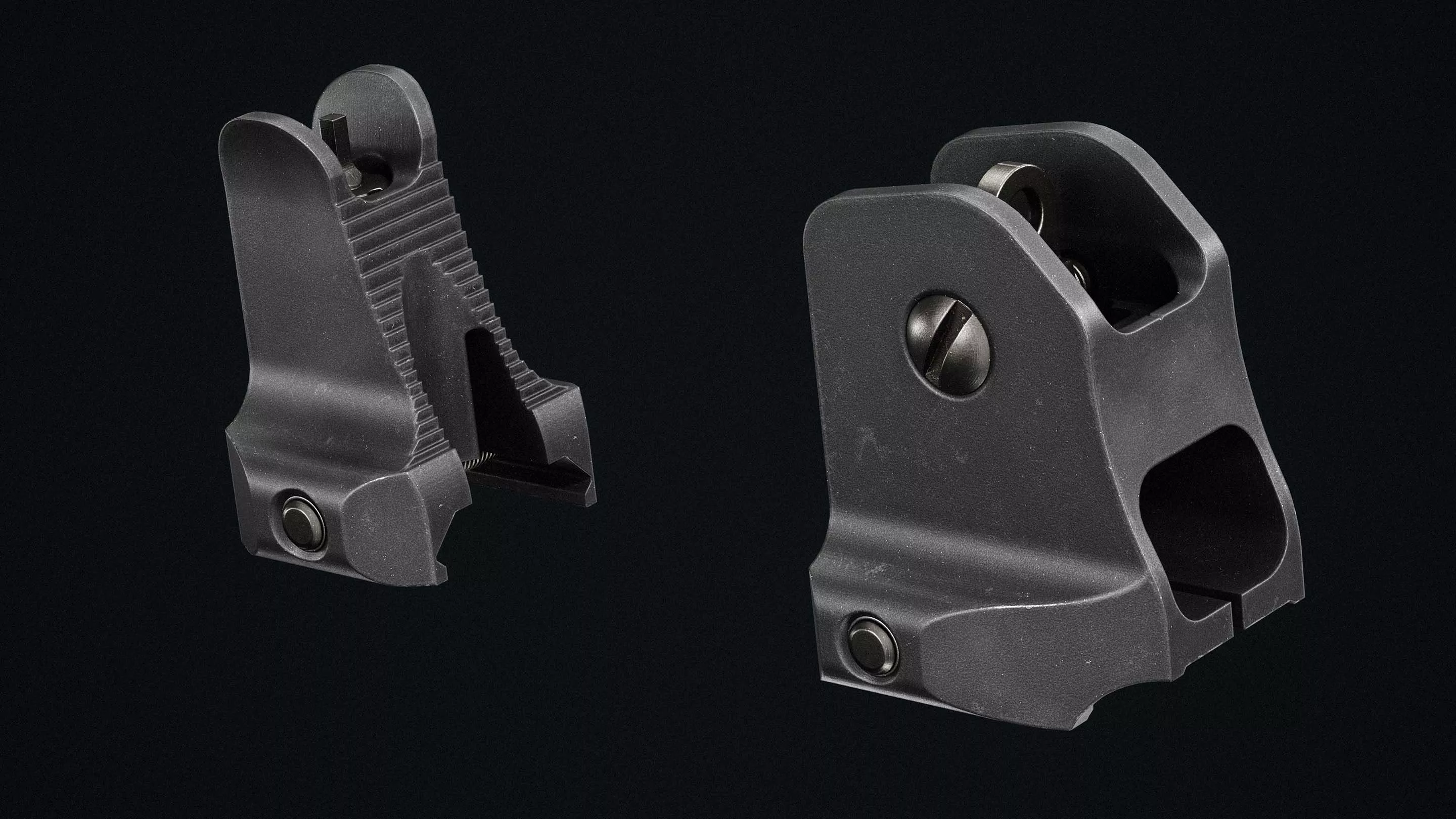 Daniel Defense Fixed Irons Low-poly 3D model
