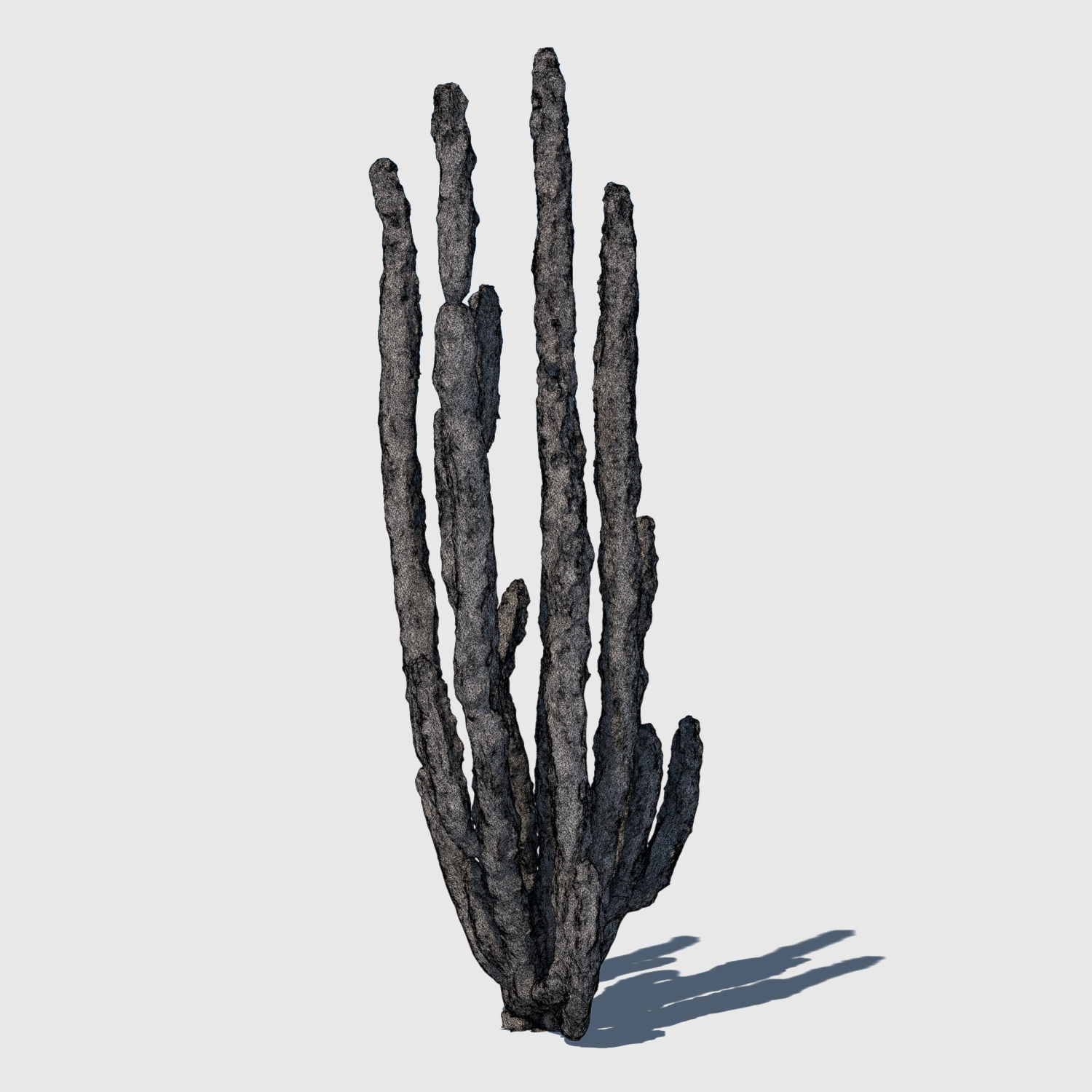Totem Cactus 3D model_5