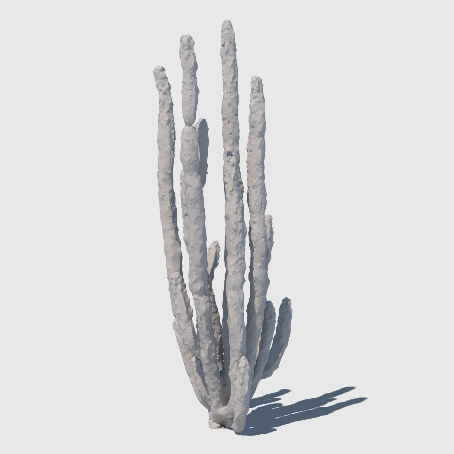 Totem Cactus 3D model_4