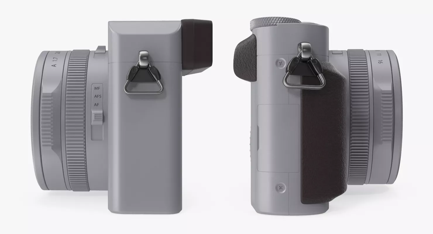 Panasonic Lumix DMC LX100 Digital Camera Silver 3D model | CGTrader