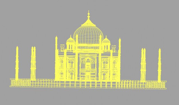 Tadj Mahal 3D model_3