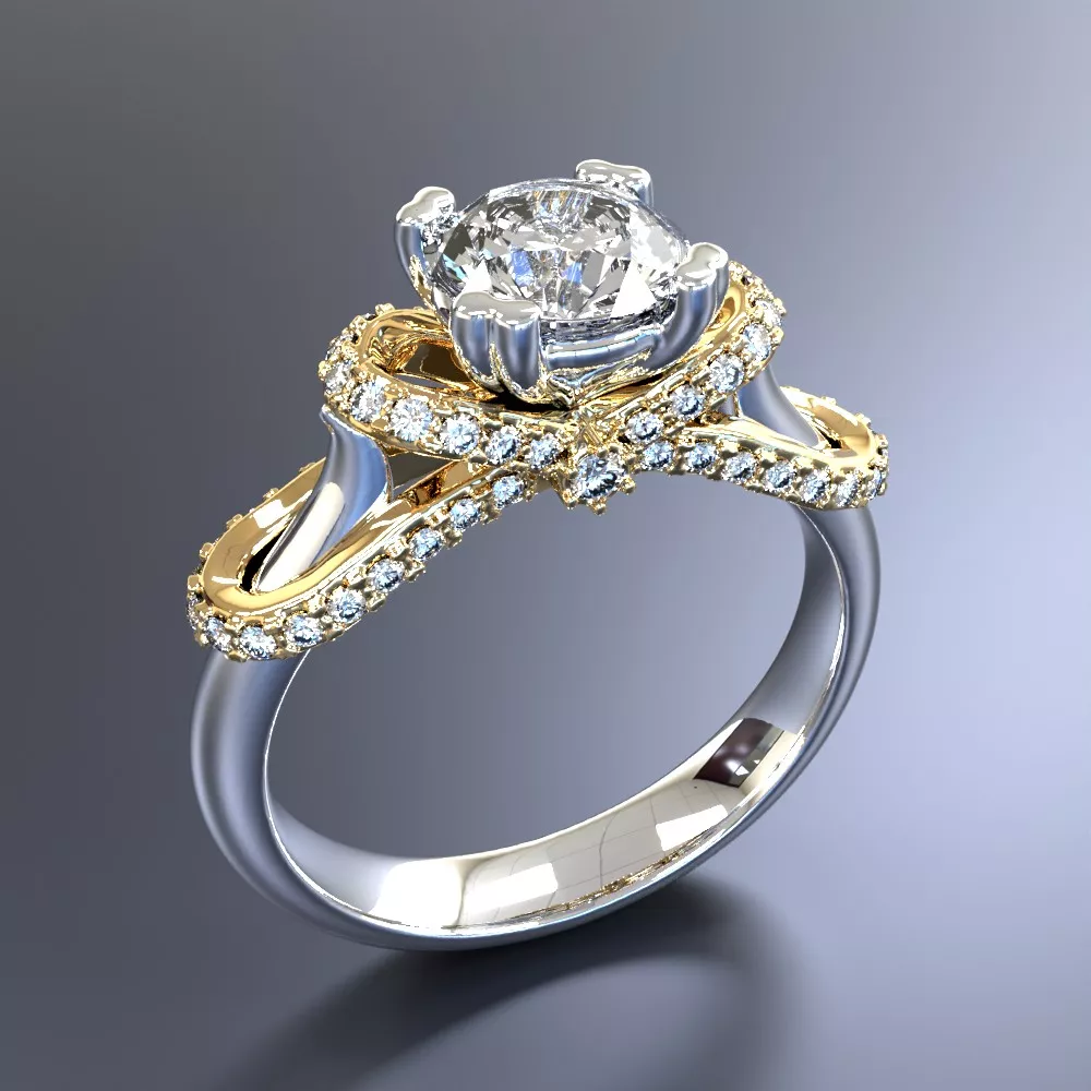 Special laze decor ring 3D print model