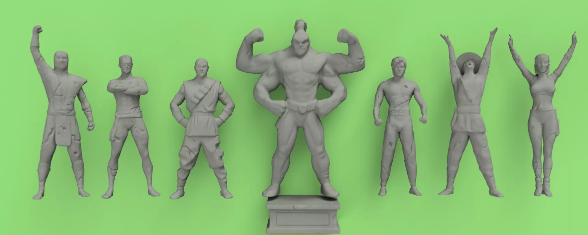 Estatuas Mortal kombat 1 3D print model