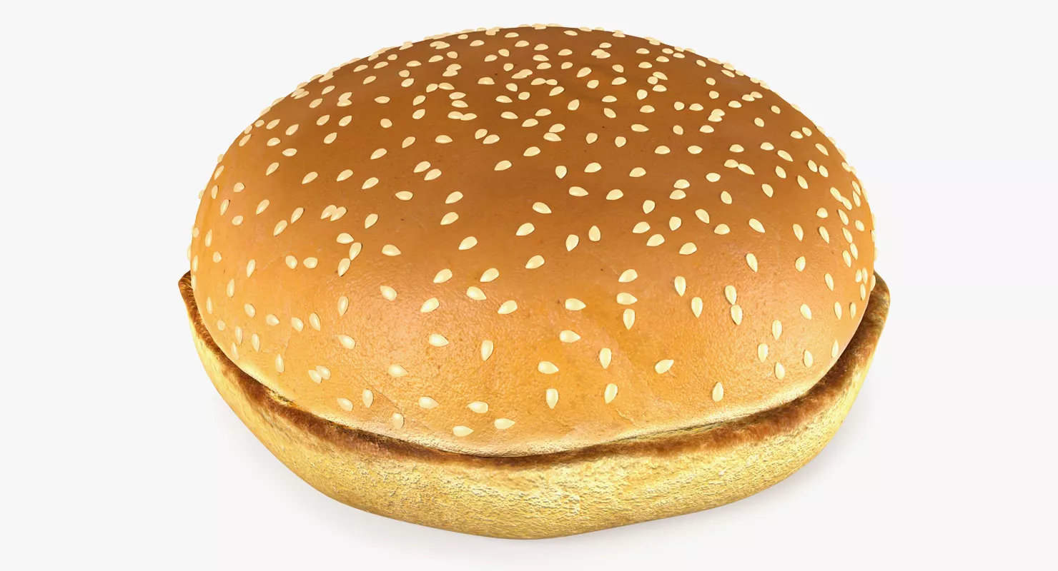 Hamburger Bun 3D model