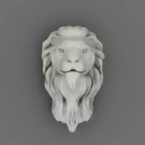 Lion Head 3D print model