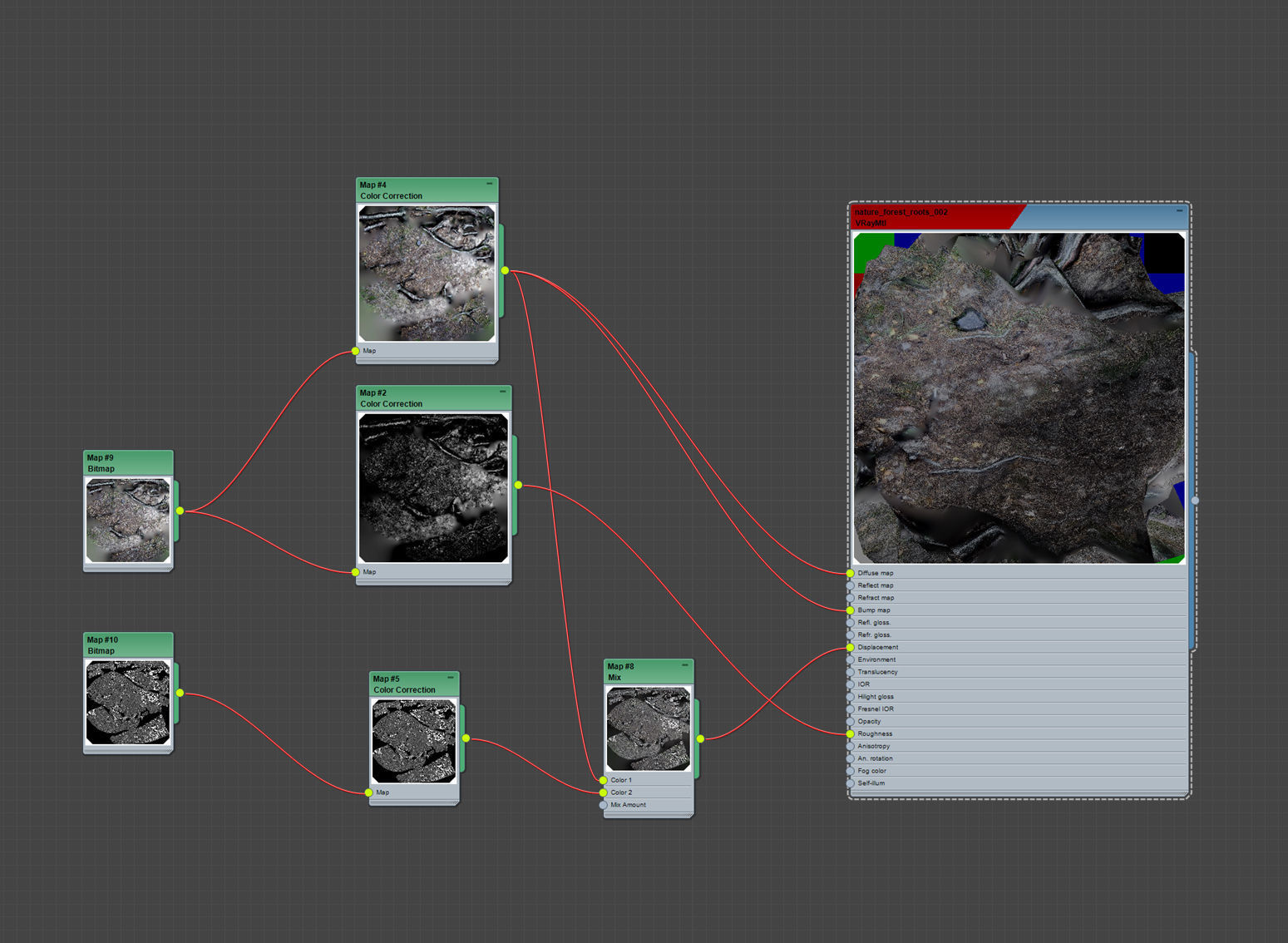 nature forest roots 002 3D model_4