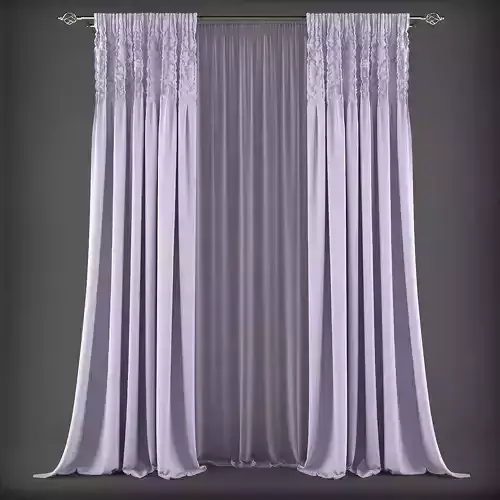 Curtain 3D model 289