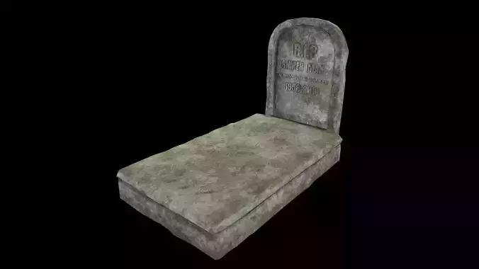 grave low poly gravestone