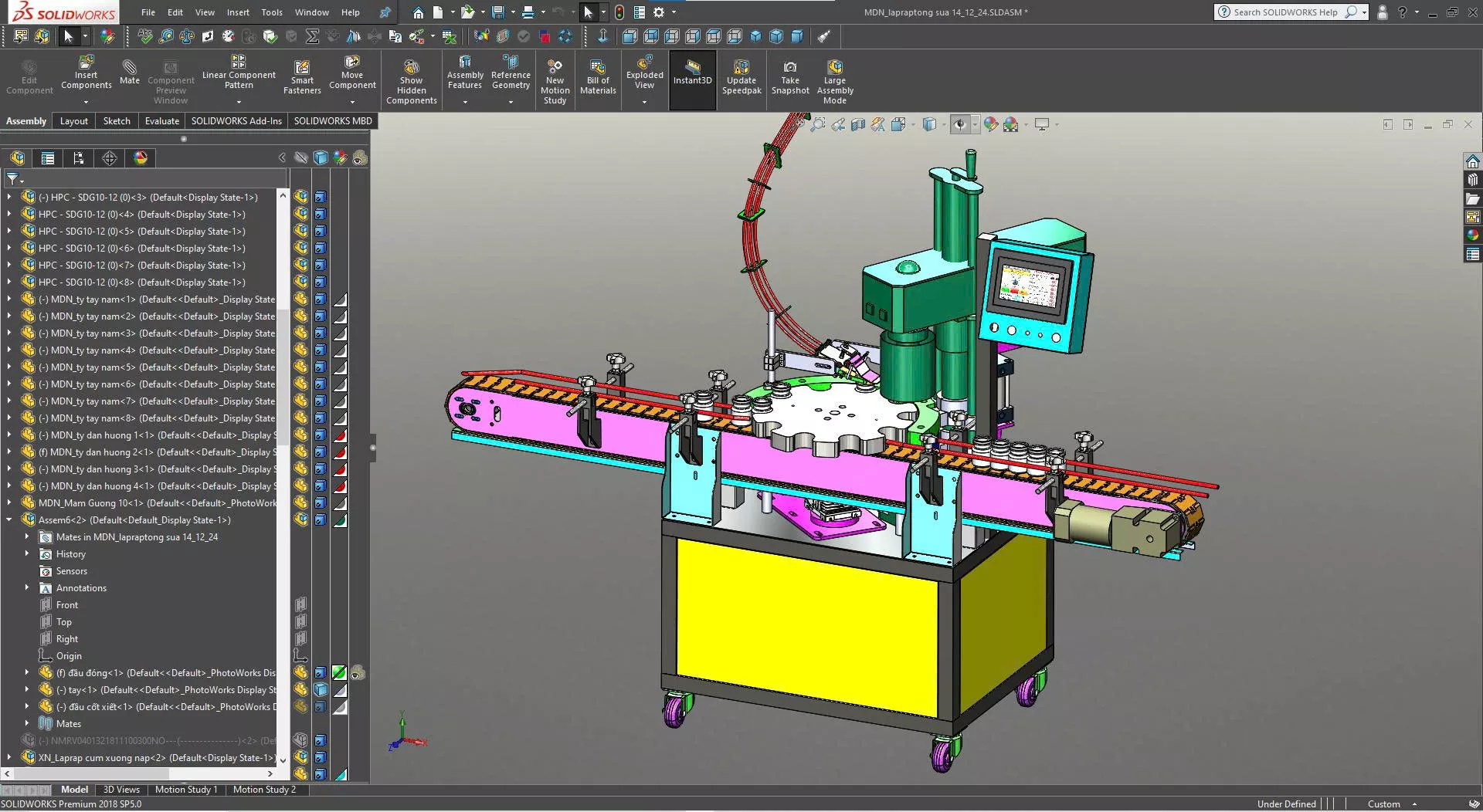 Automatic Capping Machine 3D model