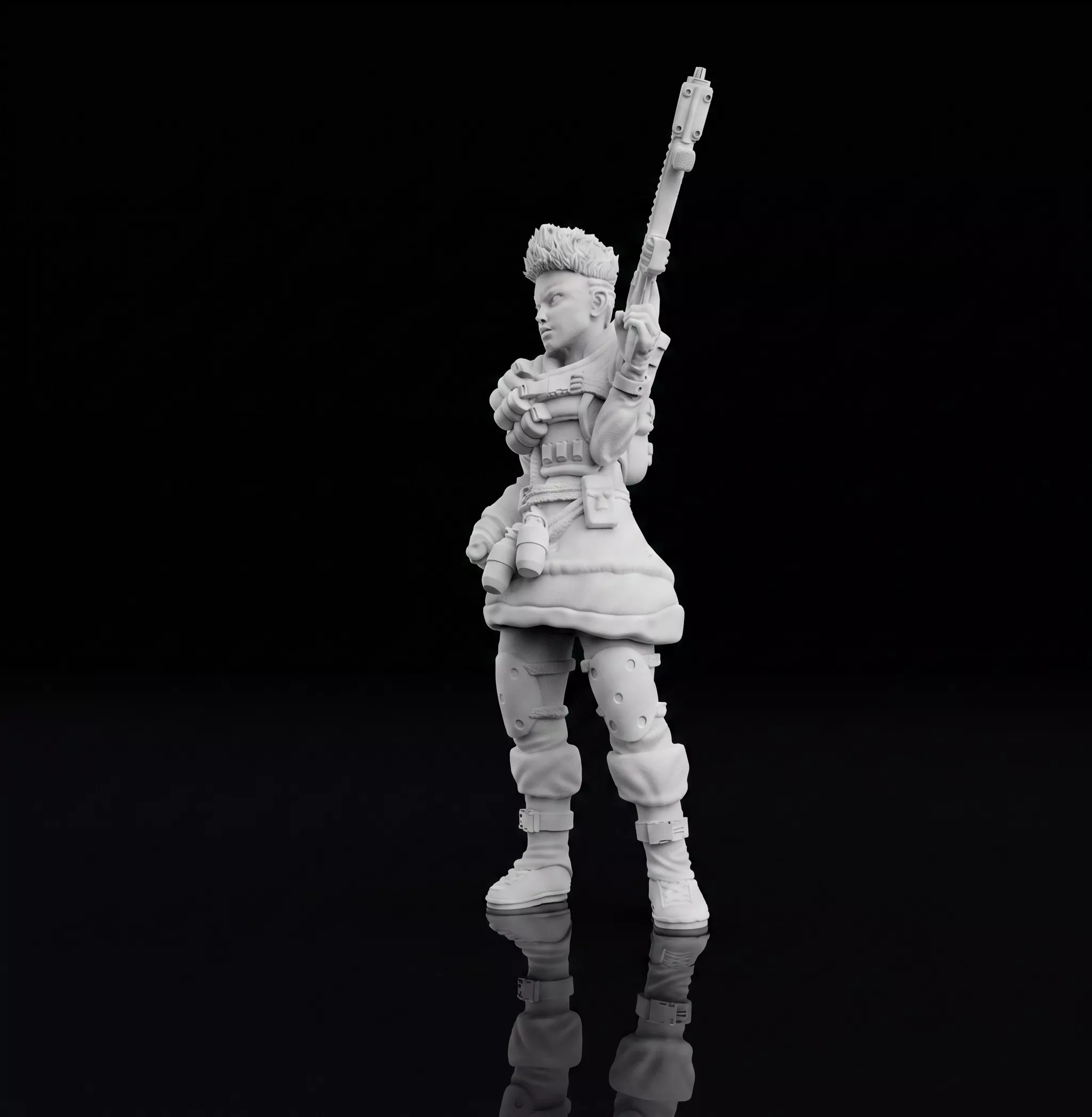 Apex Legends Bangalore Sculpture 3D Printable Model 3D print model