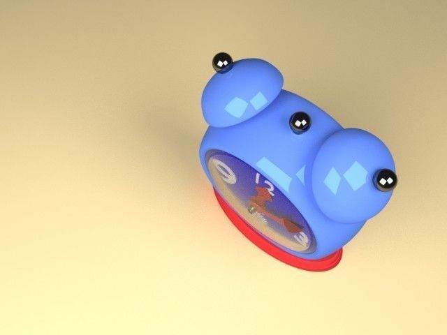Alarm clock Free 3D model_2