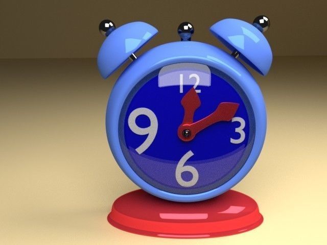 Alarm clock Free 3D model_1