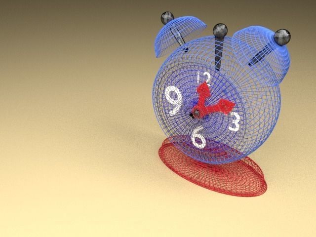 Alarm clock Free 3D model_4