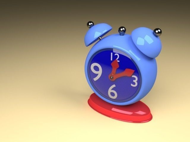 Alarm clock Free 3D model_0