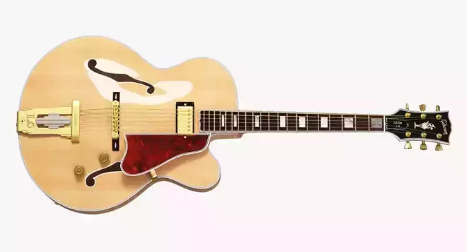 Gibson L-5 Guitar Low-poly 3D model