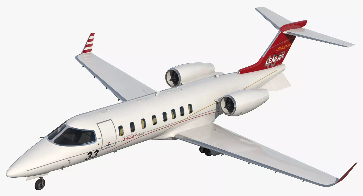 Bombardier Learjet 45XR 3D model