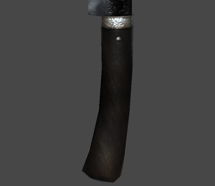 nata1 knife Low-poly 3D model_5
