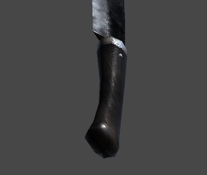 nata1 knife Low-poly 3D model_4
