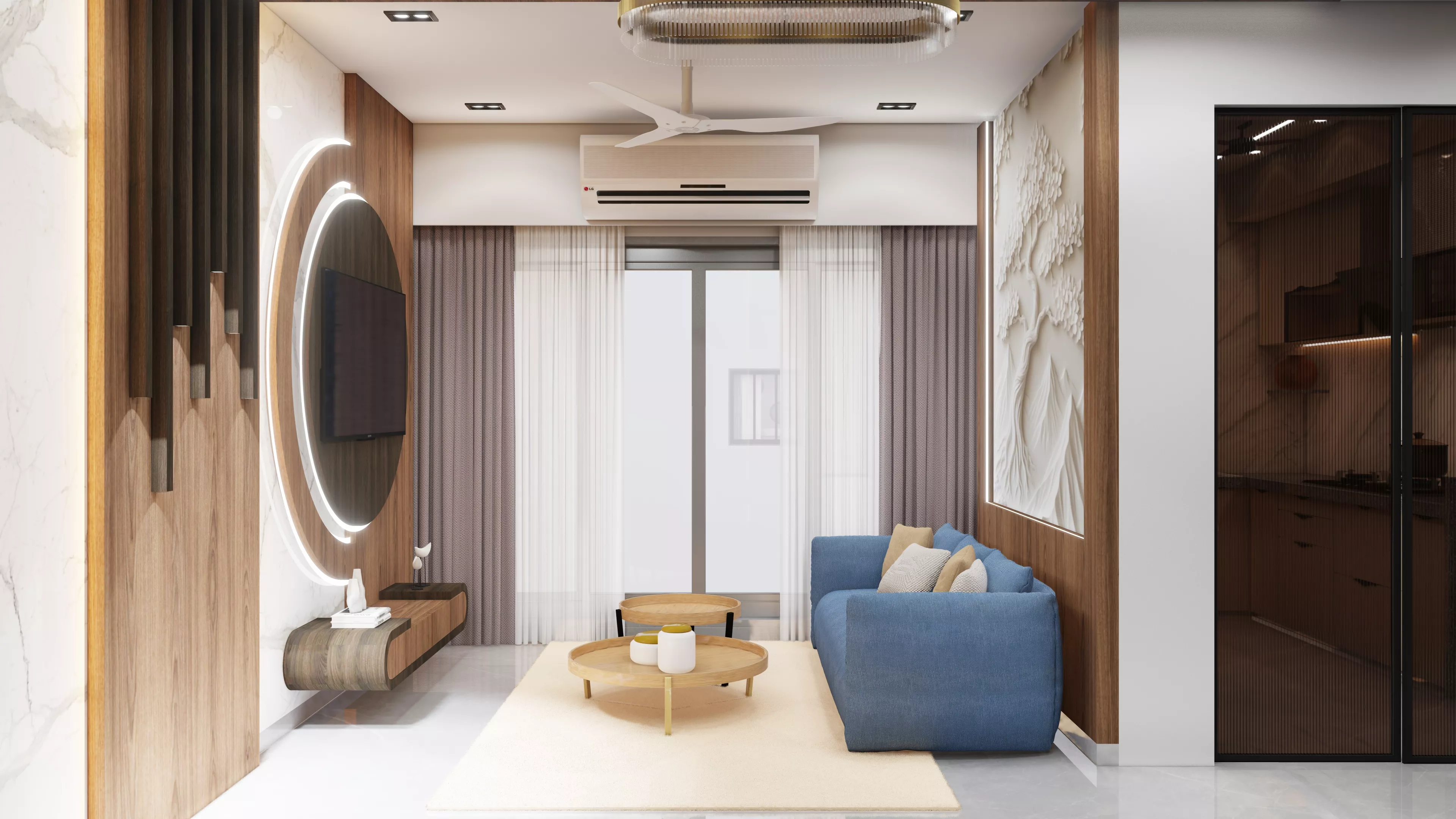 Modern Apartment Interior 3D model