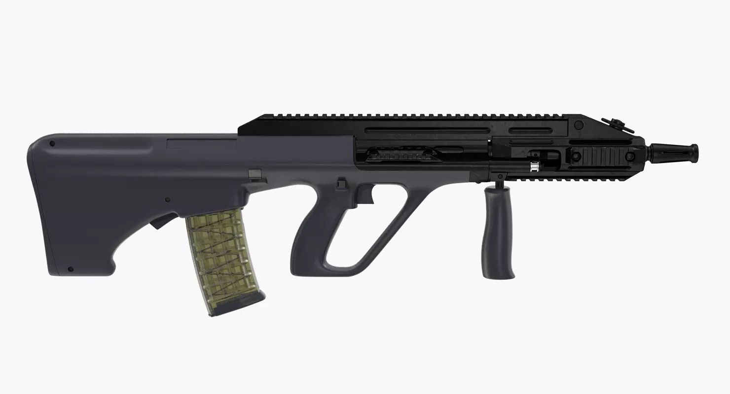 Assault Rifle Steyr AUG A3 3D model