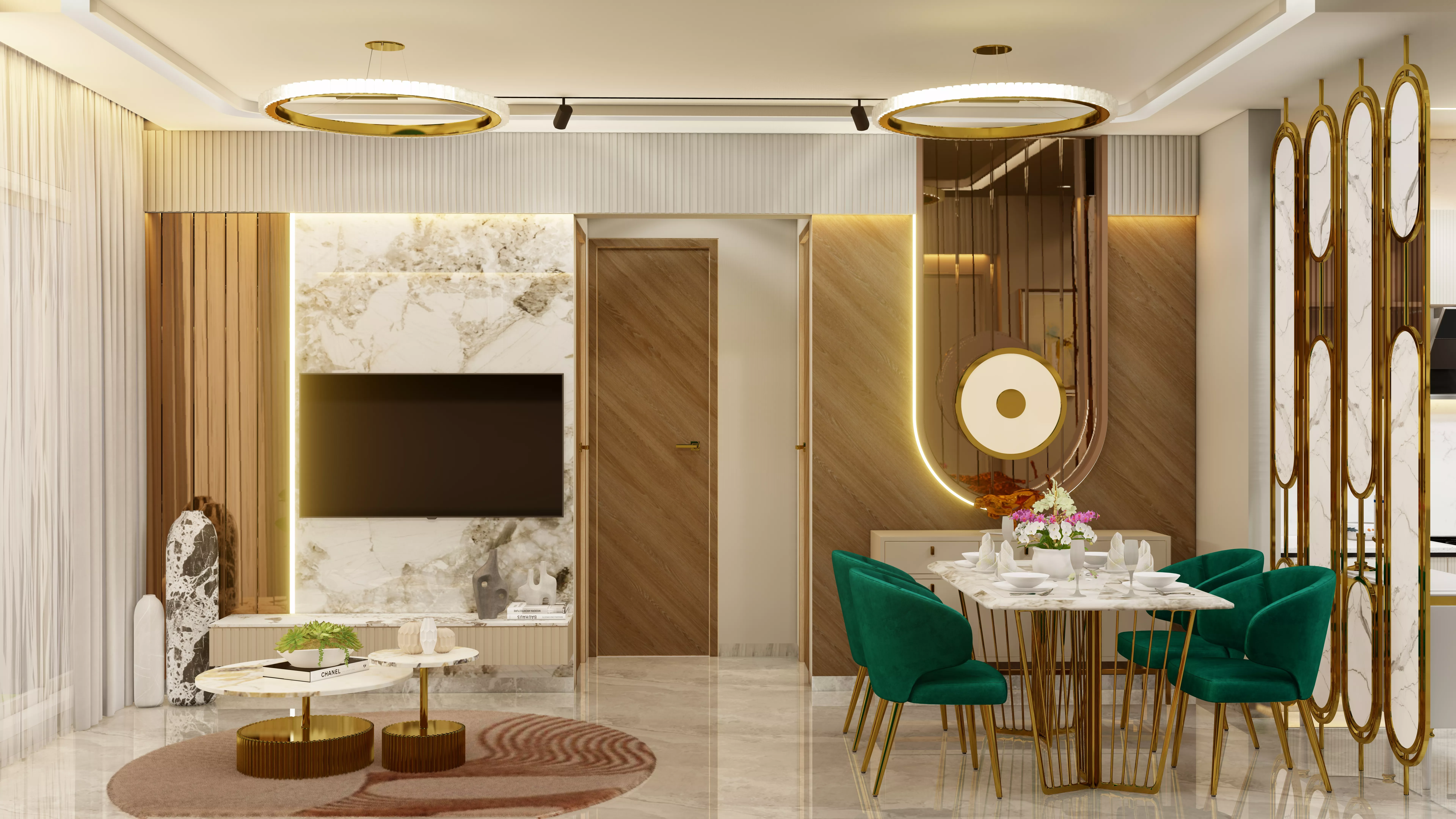 Modern Apartment Interior with lumion file 3D model