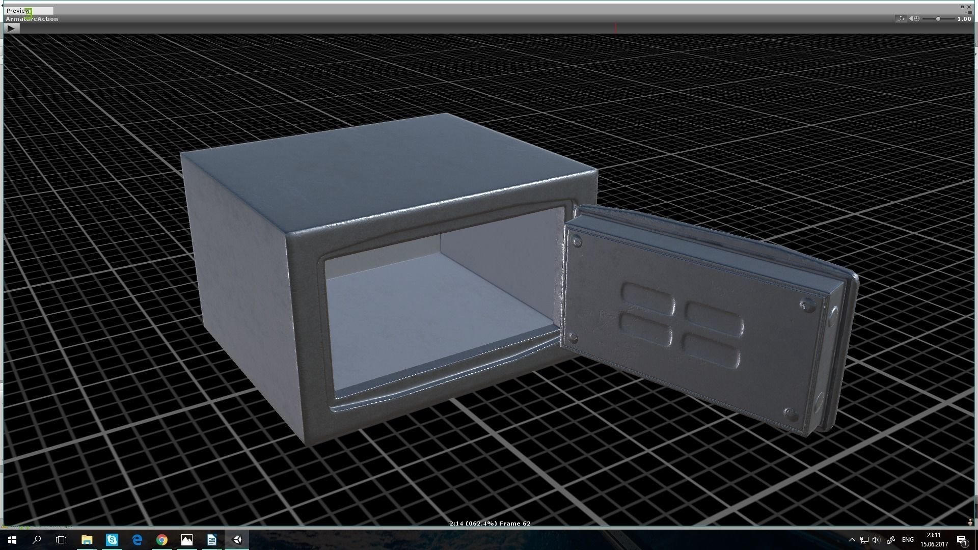 Safe super Pack Low-poly 3D model_9