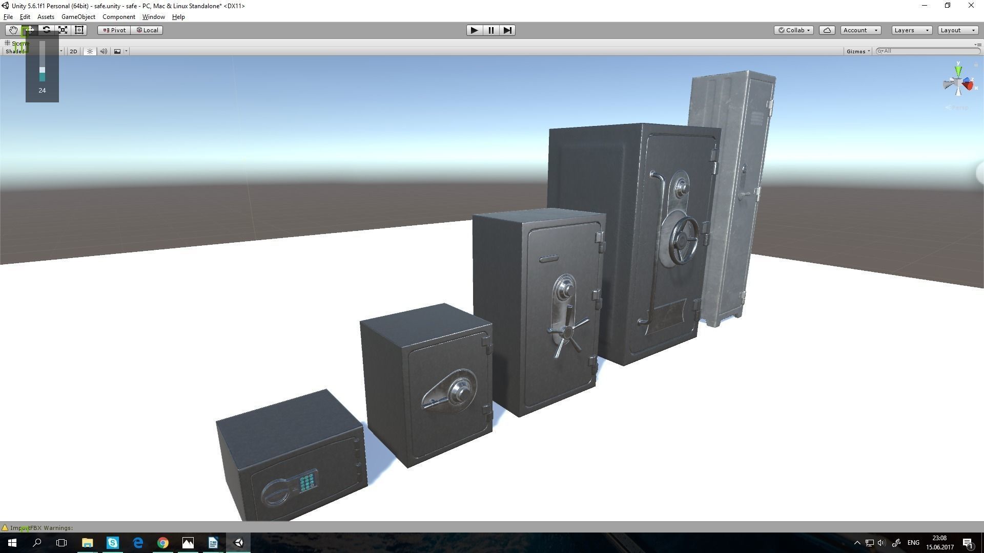 Safe super Pack Low-poly 3D model_7