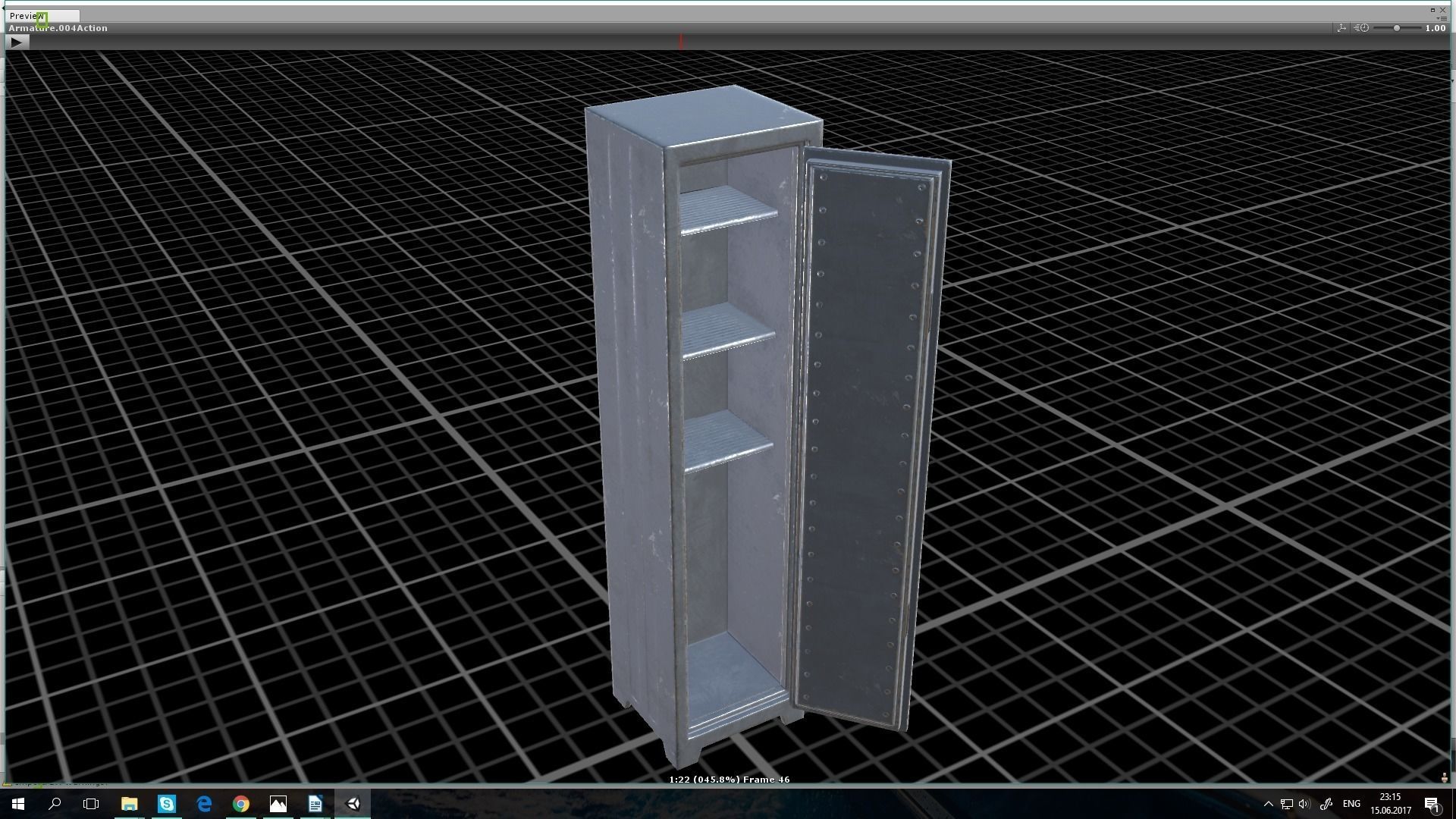 Safe super Pack Low-poly 3D model_13