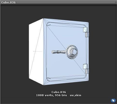 Safe super Pack Low-poly 3D model_3