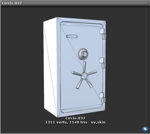 Safe super Pack Low-poly 3D model_5