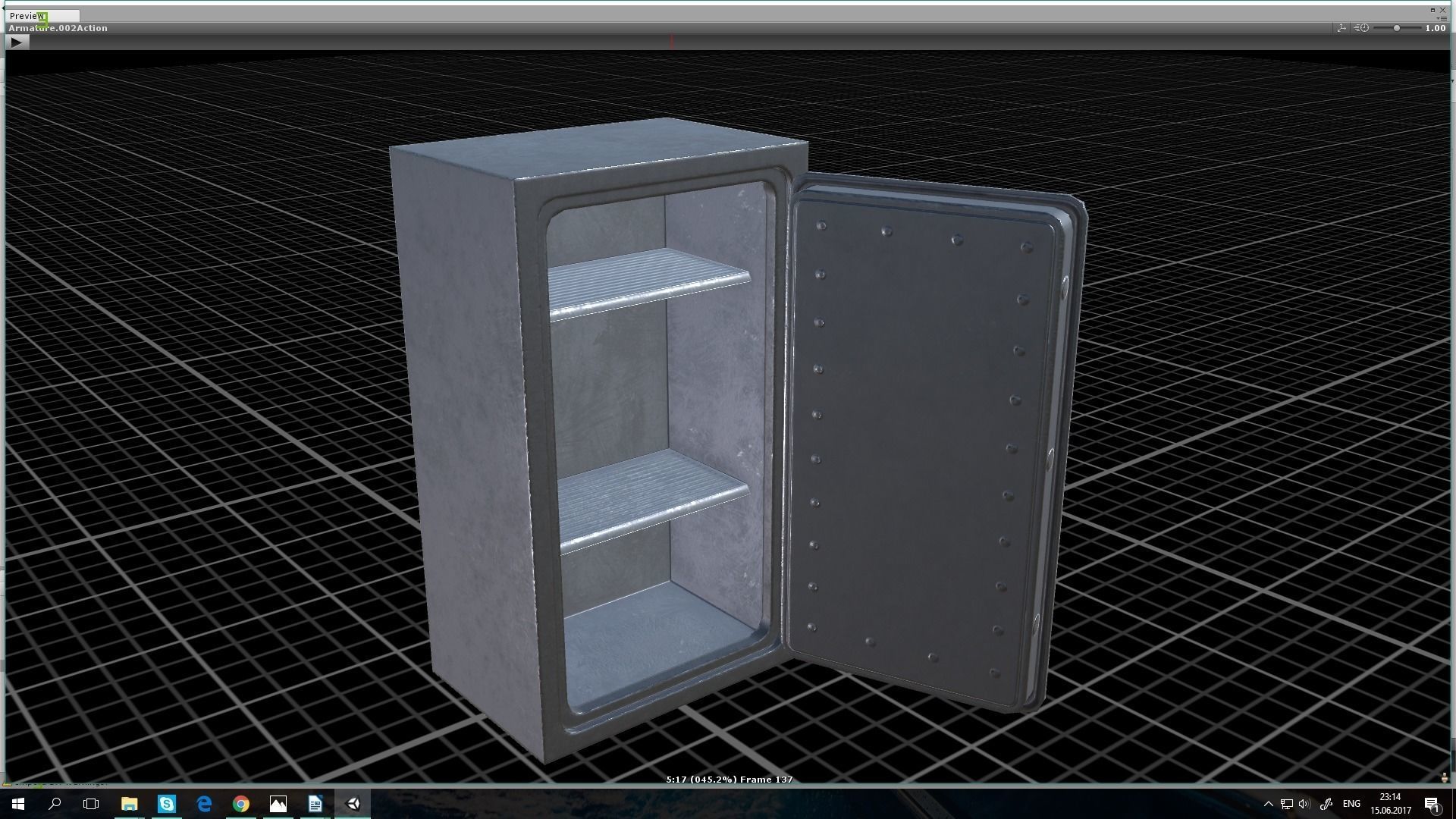 Safe super Pack Low-poly 3D model_11