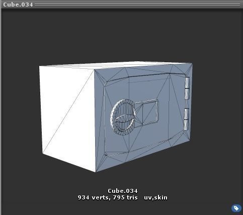 Safe super Pack Low-poly 3D model_2