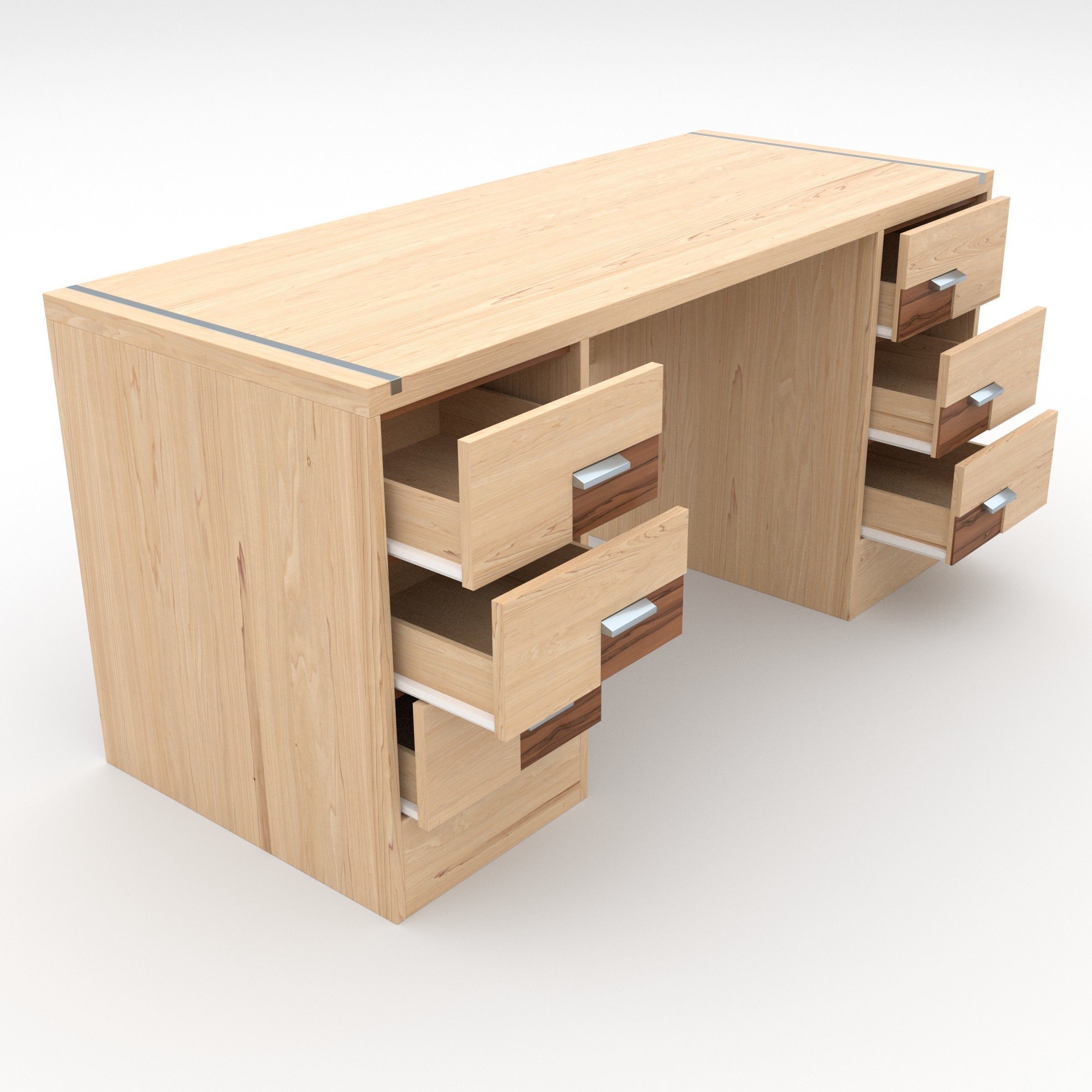 office table  3D model_2