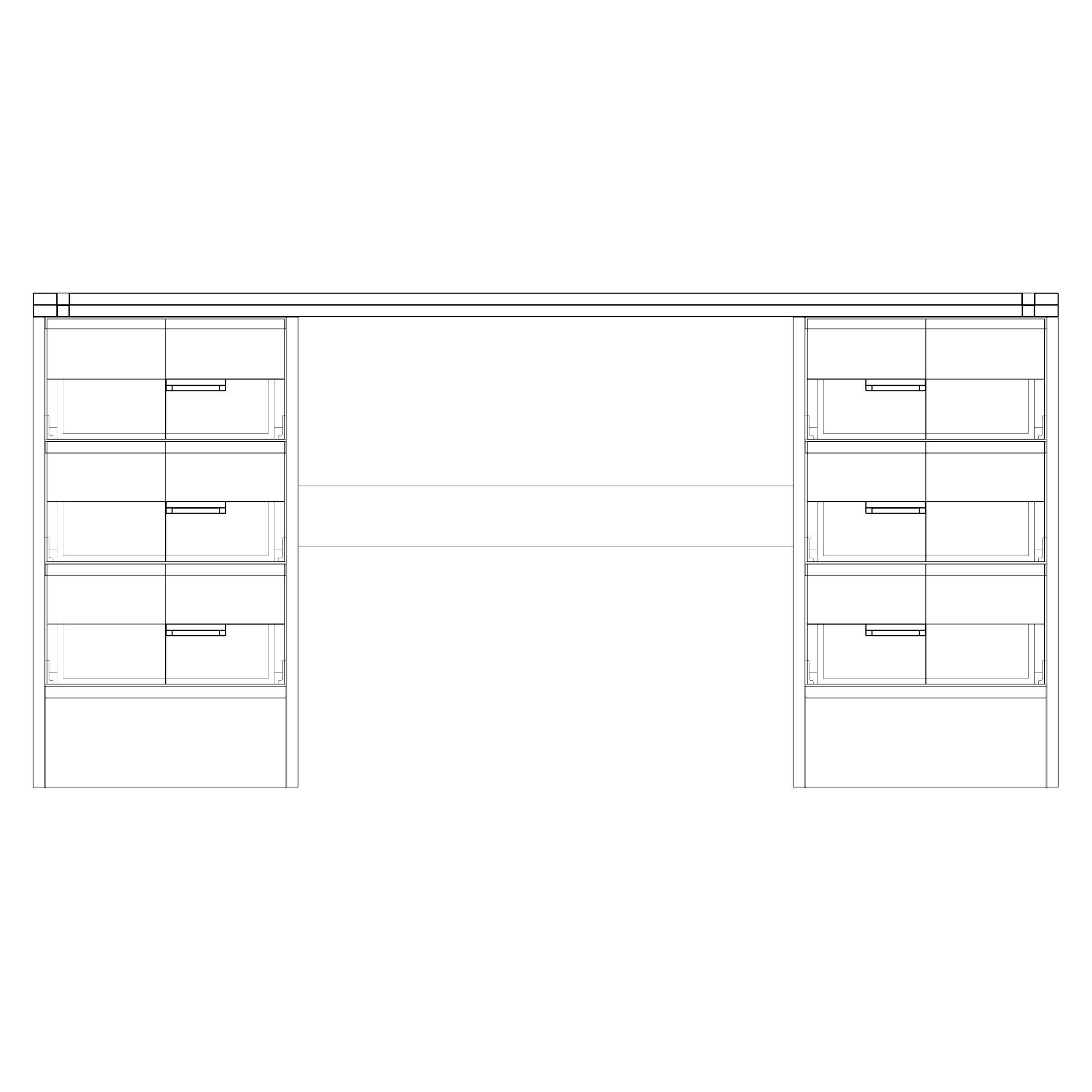 office table  3D model_3
