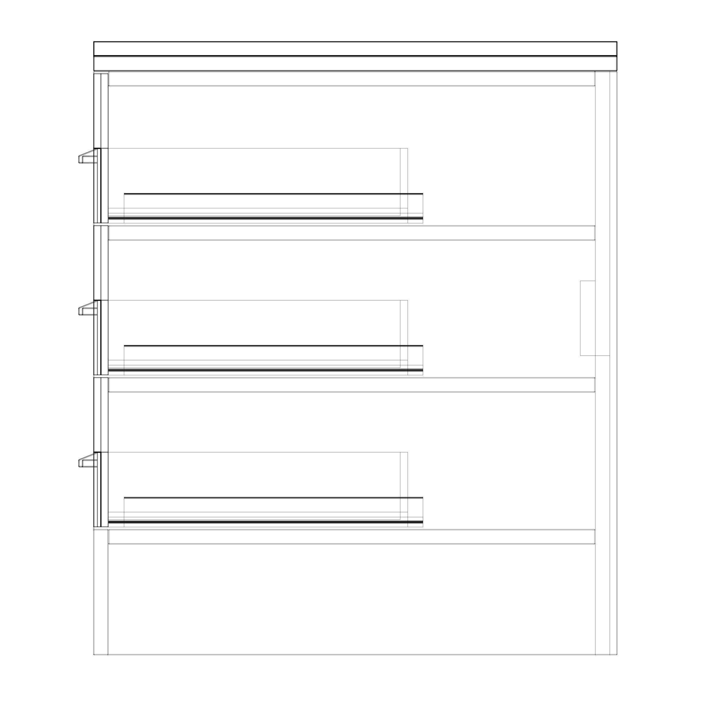 office table  3D model_4