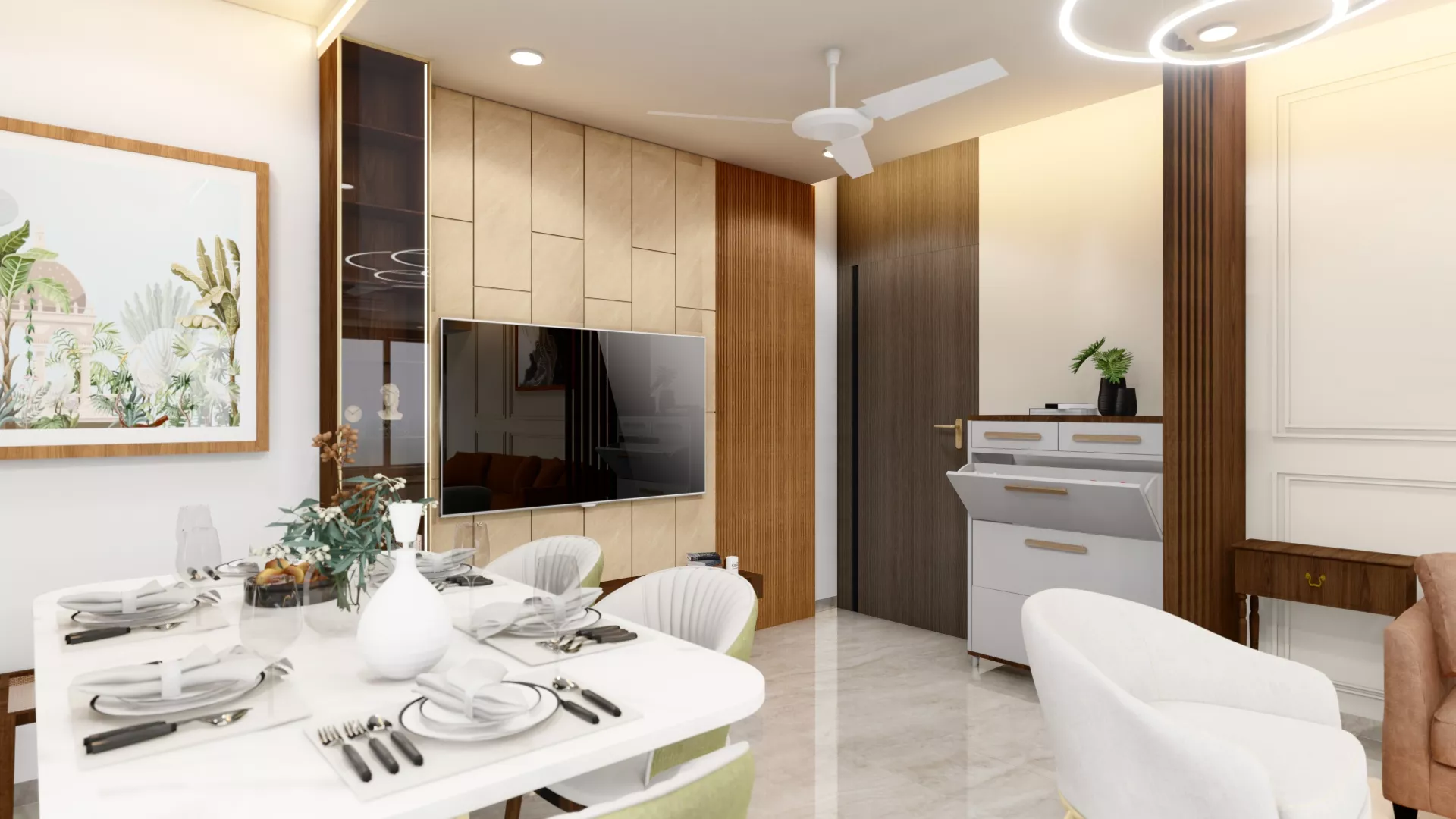 Modern Apartment Interior 3D model