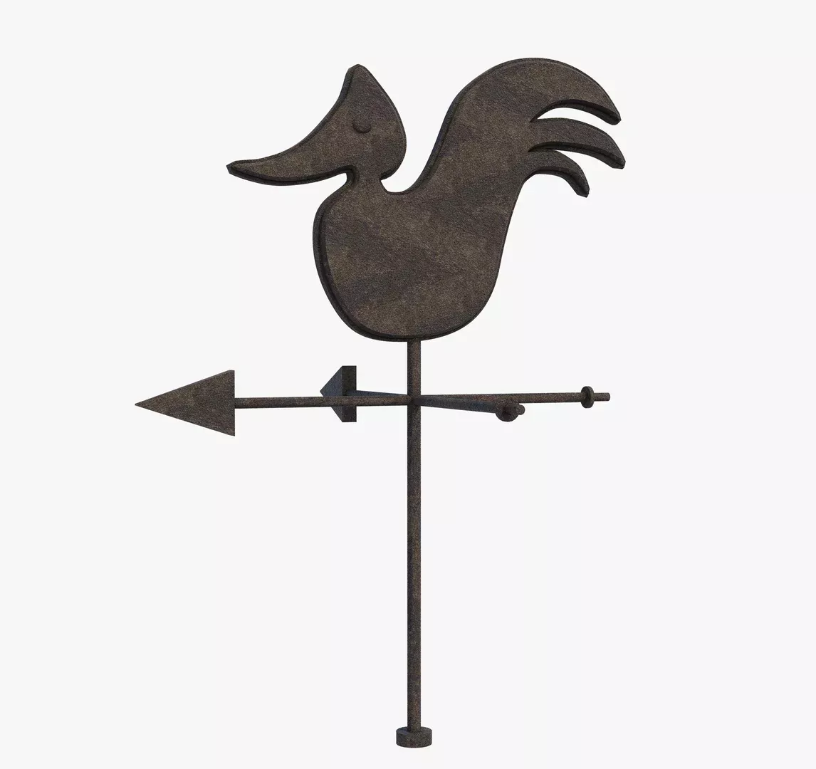 Cartoon Wind RoosterVane Free 3D model