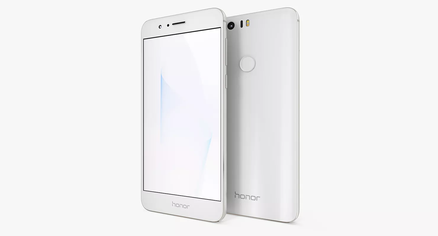 Huawei Honor 8 White Pearl 3D model