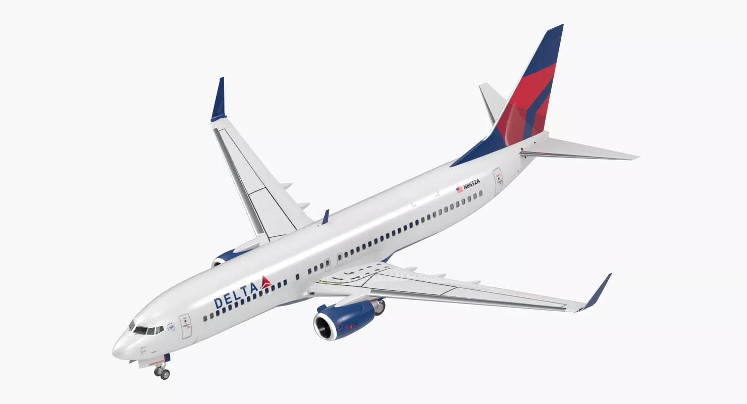 Boeing 737 800 Delta Air Lines 3D model