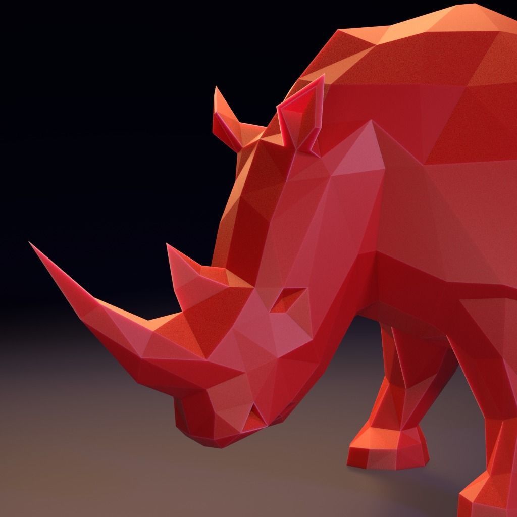 Rhinoceros 3D model 3D printable | CGTrader