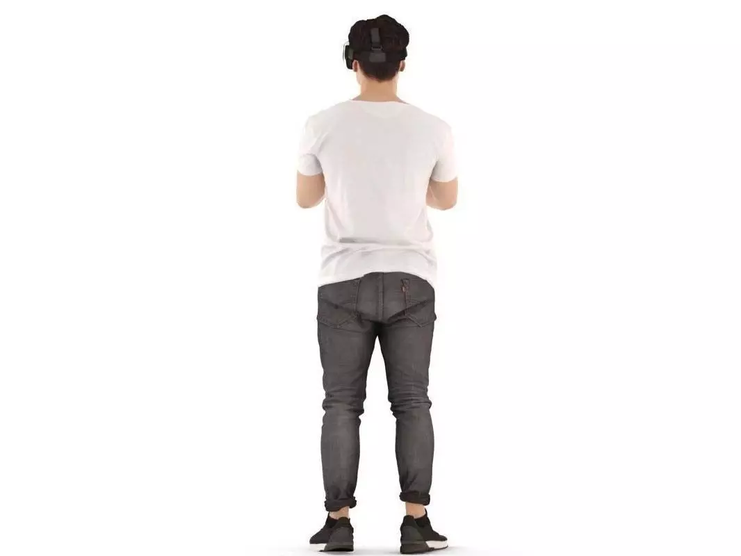 Toshiro posed 2 3D model_1