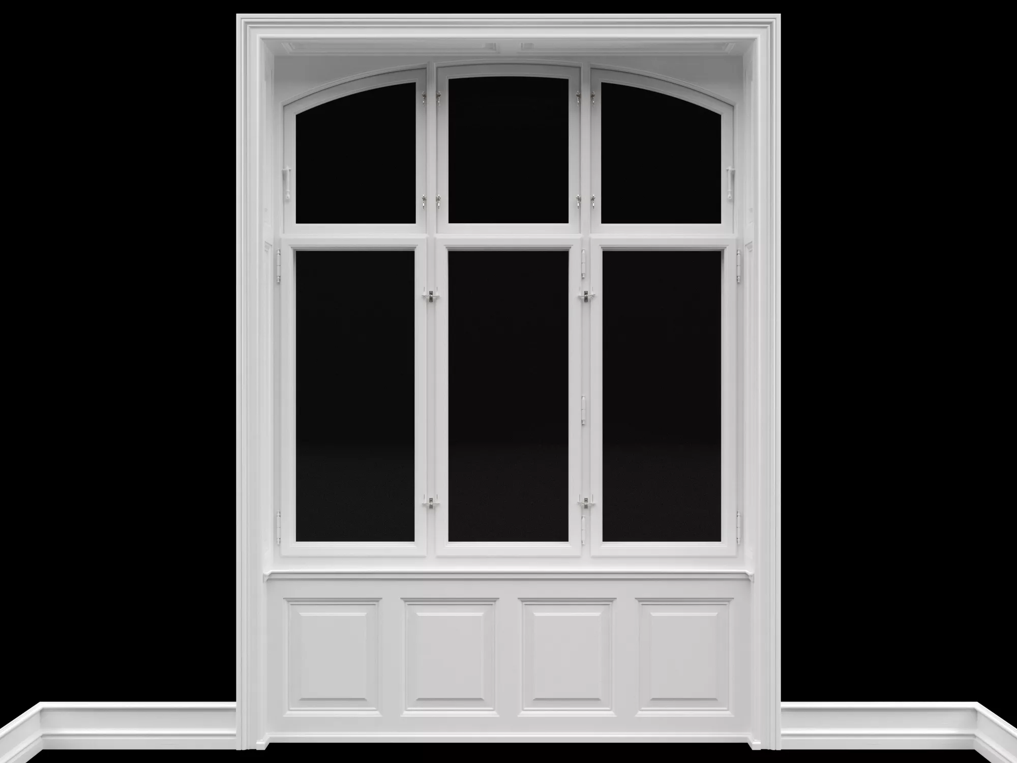 Windows - Doors - Scandinavian - Traditional 3D model