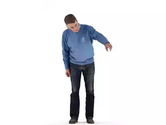 Thomas posed 2 3D model
