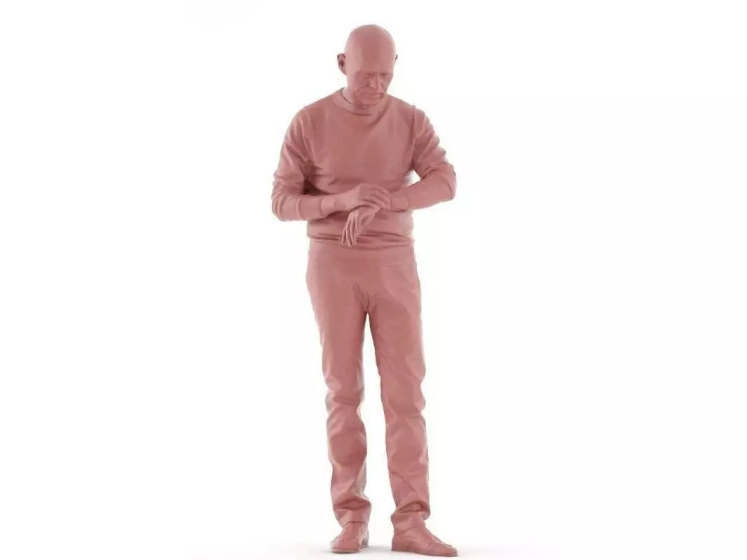 Stephen posed 4 3D model_3
