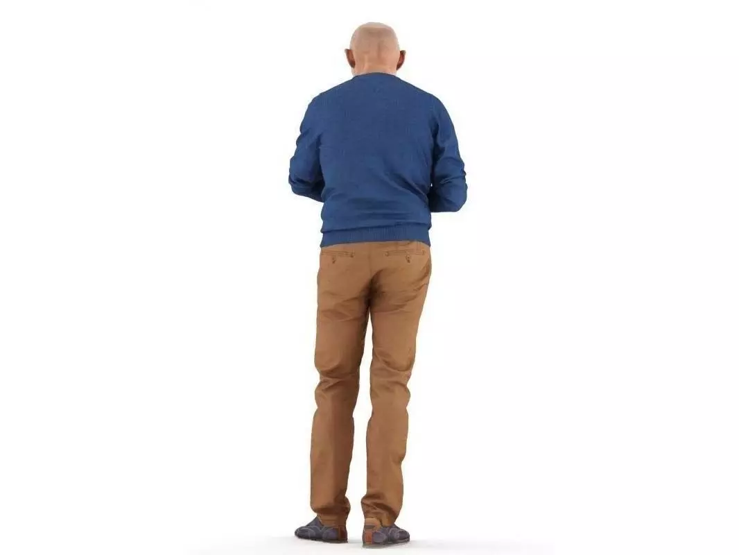 Stephen posed 4 3D model_1