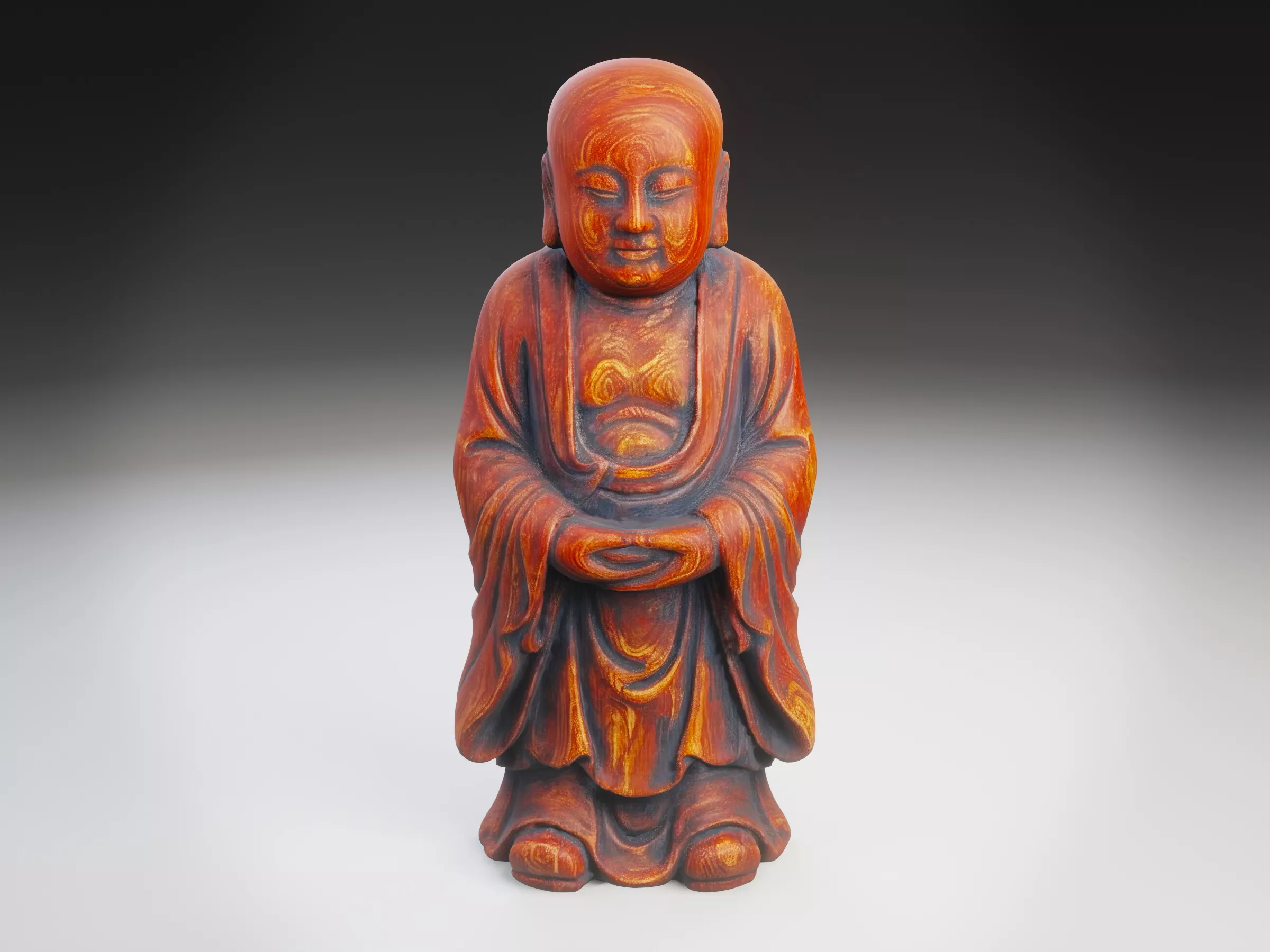 Petrified Cedar Statue Desert Bazaar Weathered Stone Figure Low-poly 3D model