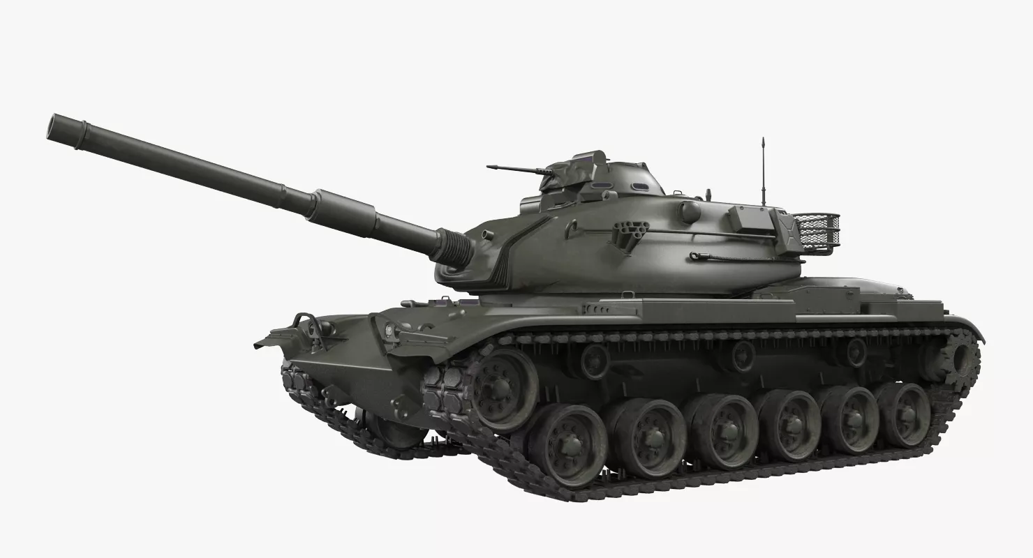 Main Battle Tank M60 Patton 3D model