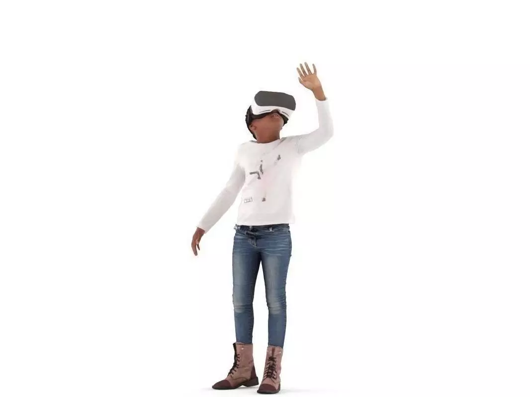 Samantha posed 5  3D model_0