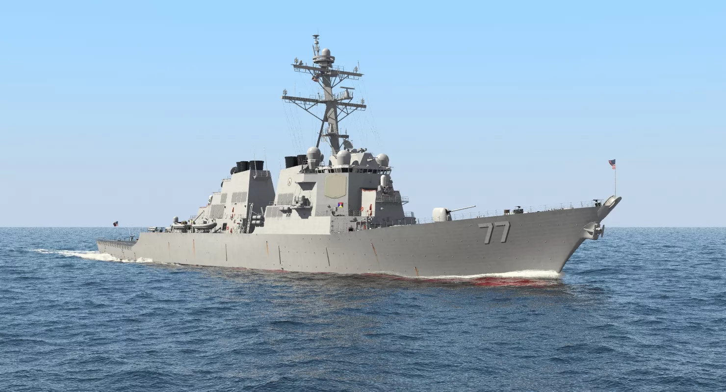 Arleigh Burke Destroyer OKane DDG-77 3D model